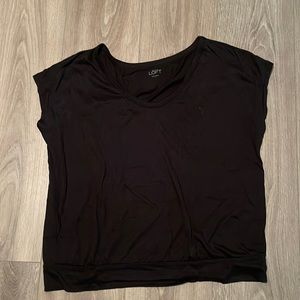 Black Ann Taylor Loft shirt size L